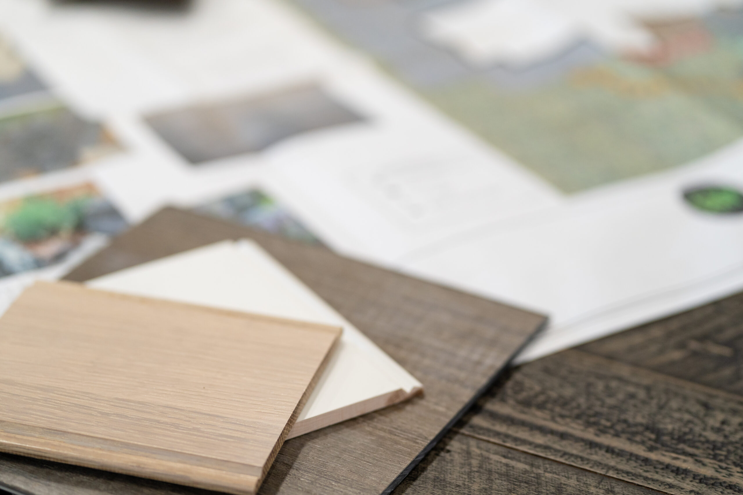High Country Home Design building material samples